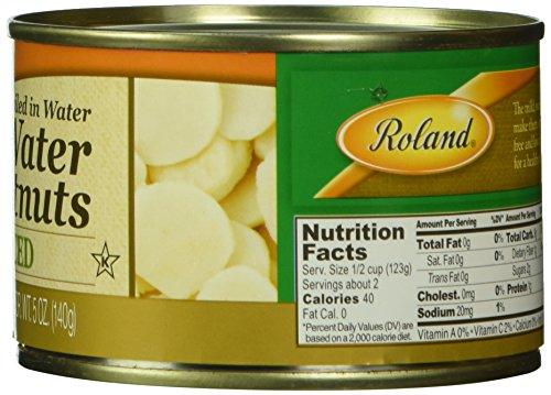 Roland Water Chestnuts, Sliced, 8 oz - Mighty Depot