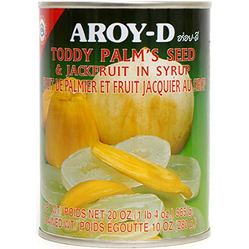 Aroy-D Toddy Palms Seed and Jackfruit In Syrup - 20oz (3 packs) - Mighty Depot