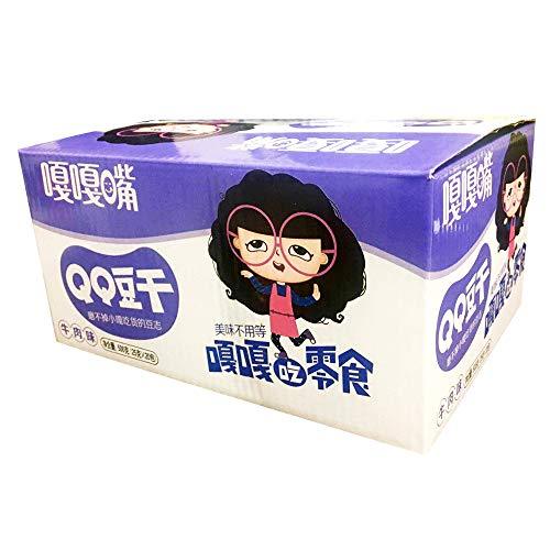 GAGAZUI QQ Tofu Beancurd snacks, 20 Sachets / 500g (Spicy Flavor) - Mighty Depot