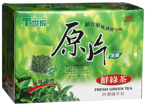 Tradition Tea, Fresh Green Tea, 20-Count Boxes (Pack of 6) - Mighty Depot