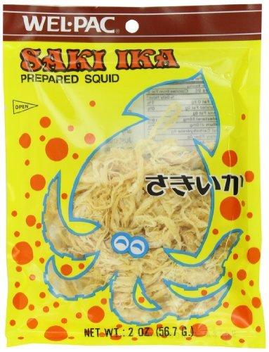 Wel Pac Cuttlefish, Saki Ika, 2-Ounce (Pack of 6) - Mighty Depot