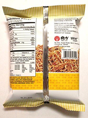 Wei Lih GGE Wheat Crackers Original Ramen, 2.82 Oz (Pack of 5) - Mighty Depot
