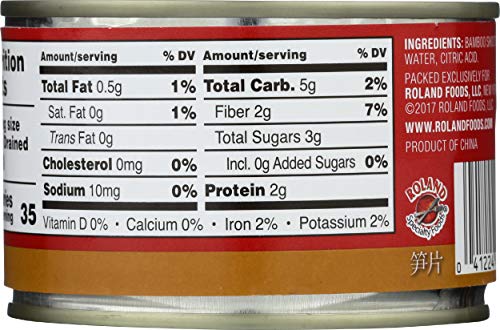 Roland Products Bamboo Shoots - Sliced - 8 Ounce , United States, - Mighty Depot