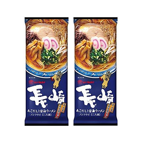 Marutai Nagasaki Agodashi Soy Sauce RamenFor 2 servings (2pcs) - Mighty Depot