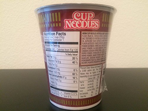 Cup noodles(pack of 4) - Mighty Depot