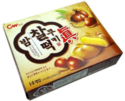 Cheongwoo, Chestnut Rice cake Cookie, 9.10 Ounce - Mighty Depot