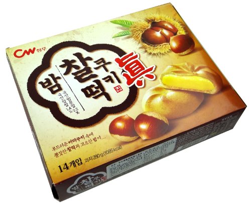 Cheongwoo, Chestnut Rice cake Cookie, 9.10 Ounce - Mighty Depot