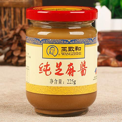 WangZhihe Pure Sesame Paste 王致和 纯芝麻酱 225g (pack of 2) -Asian Chinese Paste - Mighty Depot