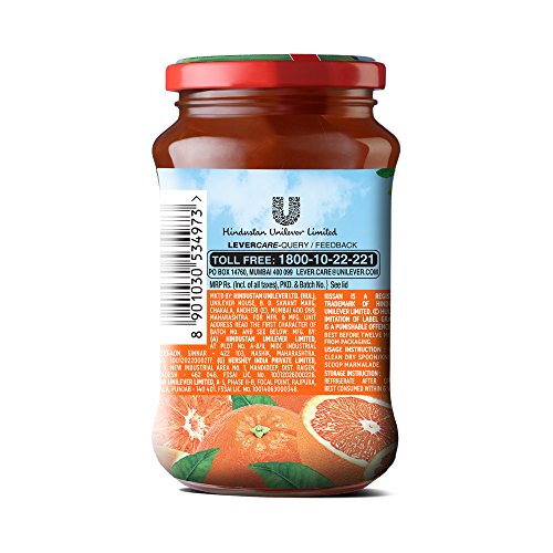 Kissan Orange Marmalade Jam, 500g - Mighty Depot