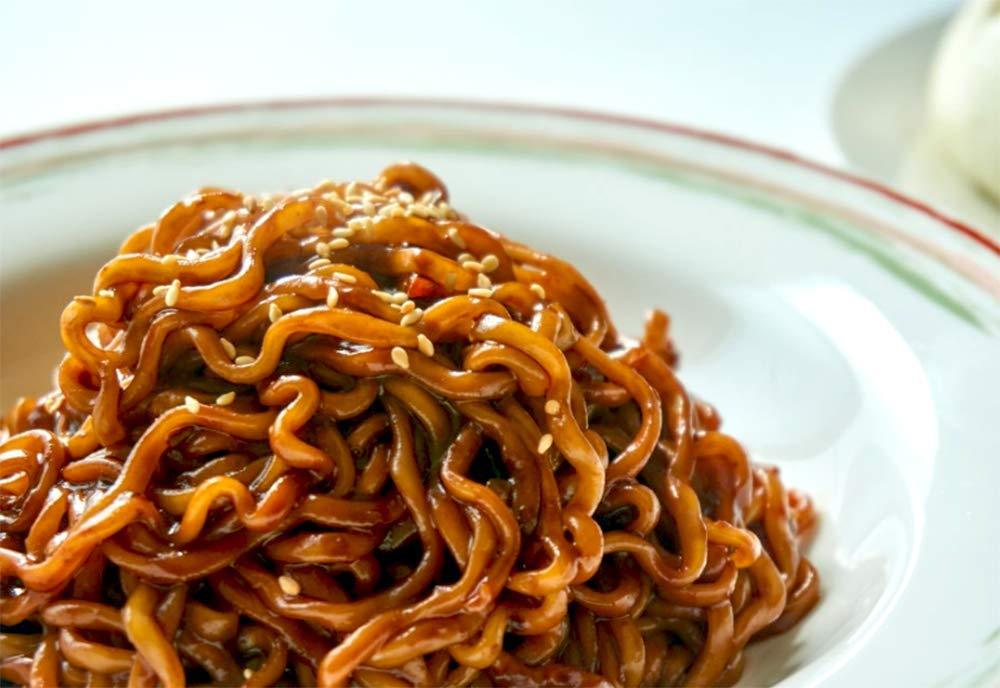 SAMYANG KOREAN FIRE NOODLE CHALLENGE HOT CHICKEN FLAVOR RAMEN SPICY NOODLE (Jjajang Flavor (5pcs)) - Mighty Depot