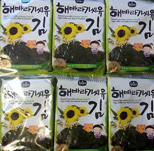 Roasted Laver with Various Flavors (Sunflower Seed Oil) - Mighty Depot