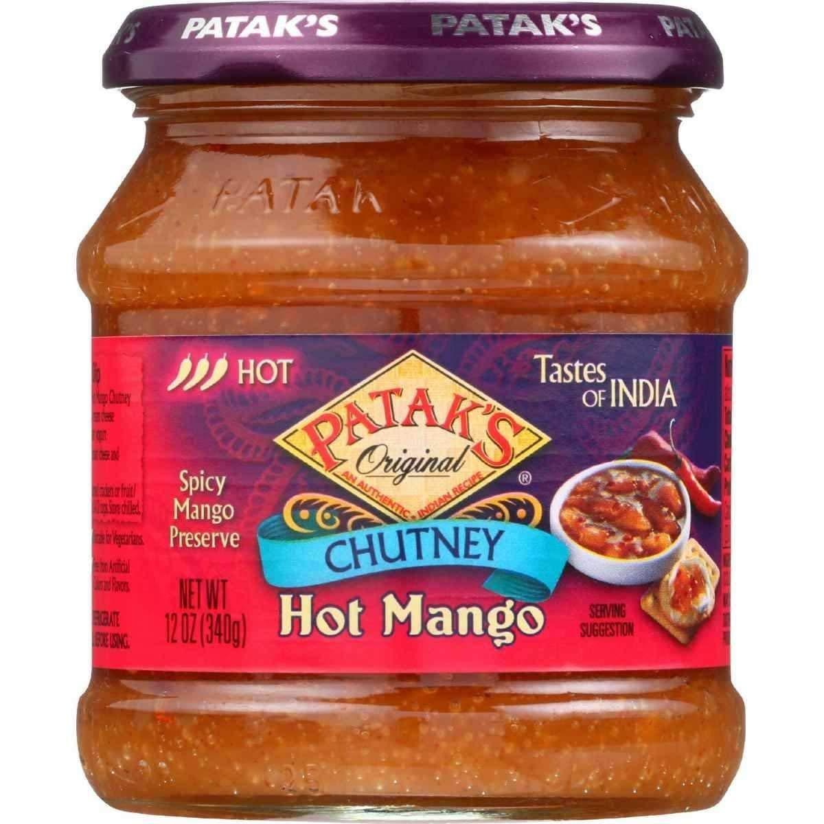 Pataks Chutney Mango Hot - Mighty Depot