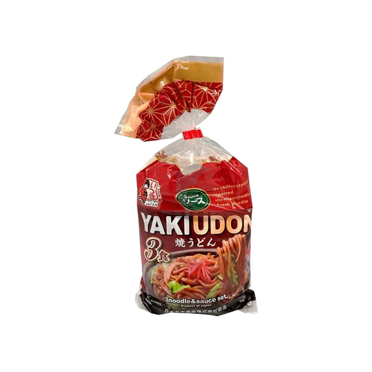 Itsuki Foods Yakiudon 3 servings with Sauce 23.92 Oz (3 Count) - Mighty Depot