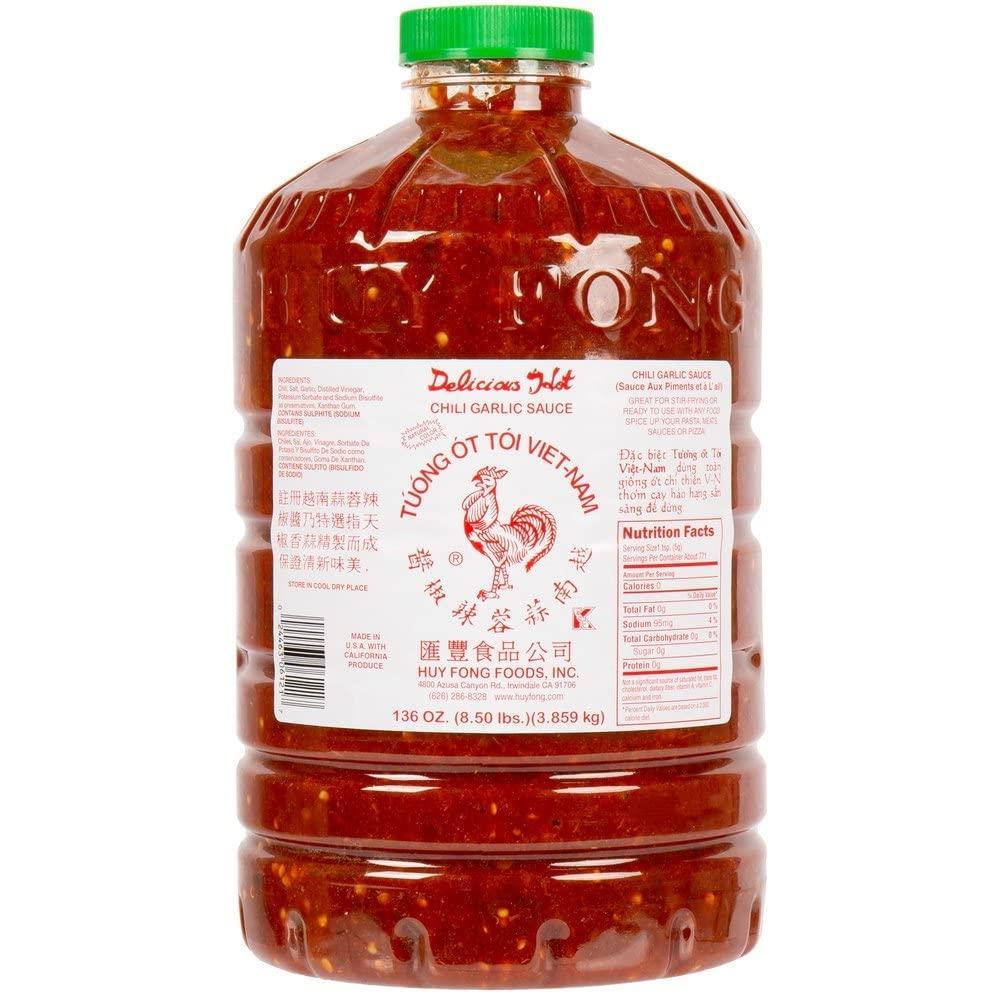 Huy Fong Chili Garlic Sauce Oz - Mighty Depot
