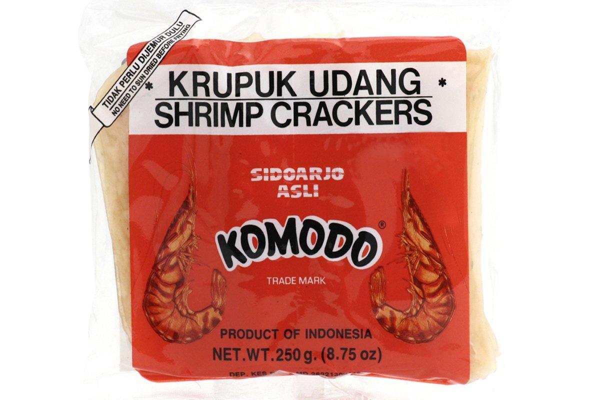 Komodo Shrimp Crackers Medium (Krupuk Udang Sedang) - 8.75oz (Pack of 6) - Mighty Depot