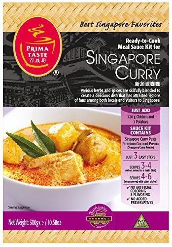 Prima Taste Singapore Curry Sauce Kit, 10.58 Ounce (Pack of 4) - Mighty Depot