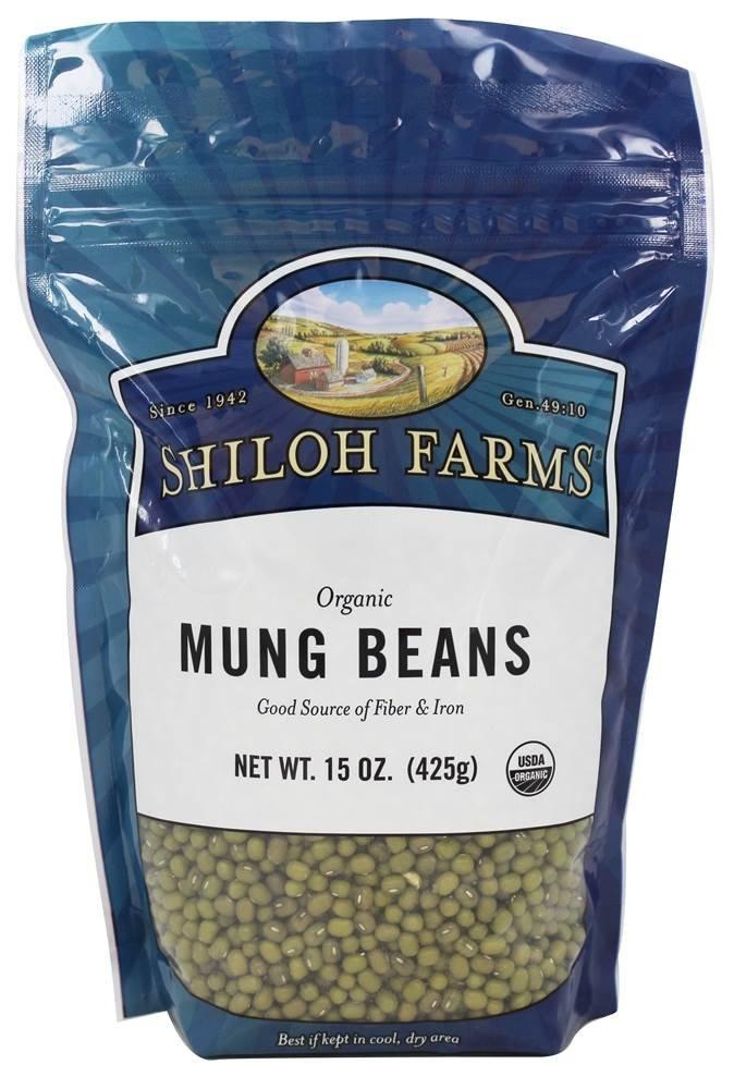 Shiloh Farms Organic Mung Beans - 15 oz - Mighty Depot