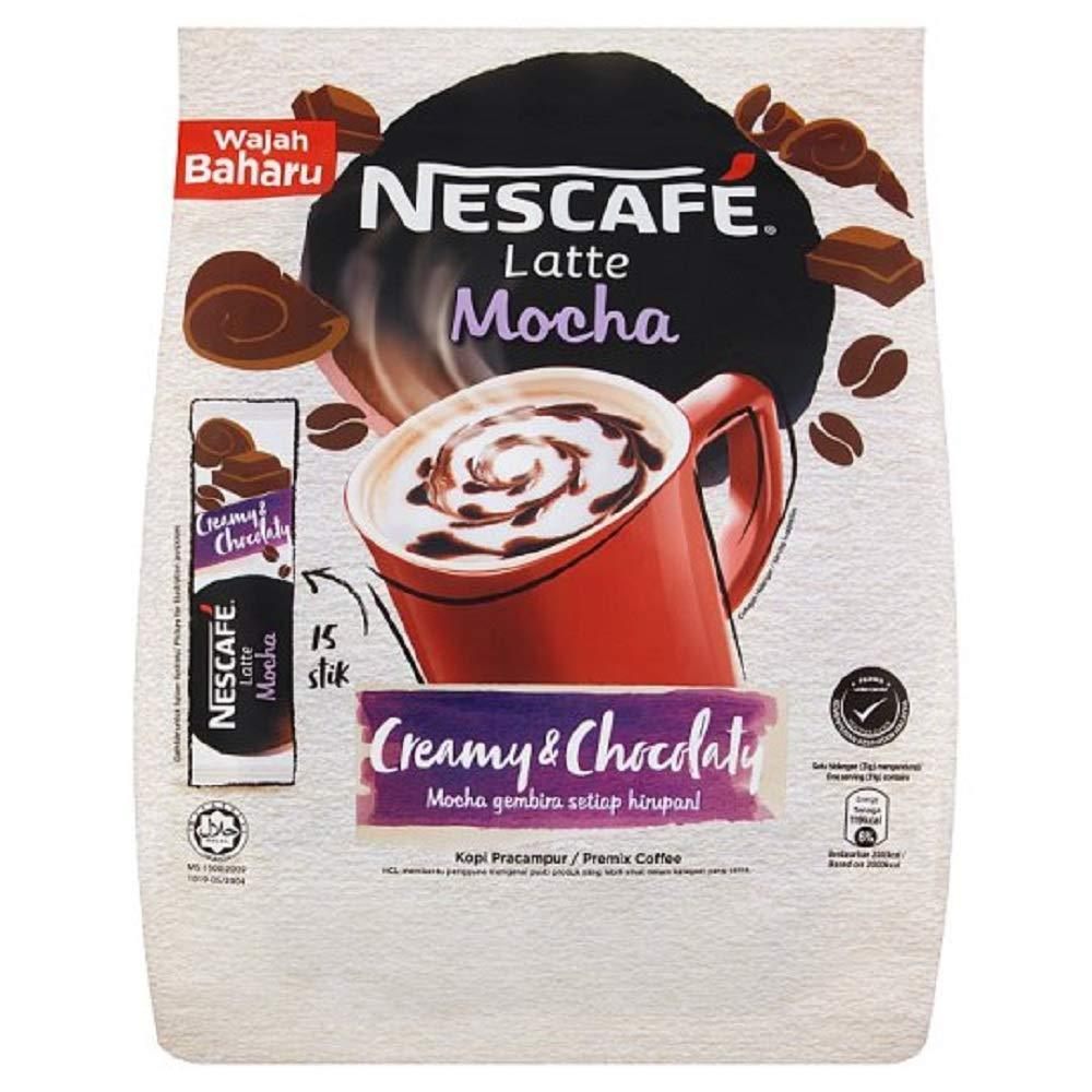 Nescafe 3 in 1 Tropical COCONUT Coffee Latte - Instant Coffee Packets - Single Serve Flavored Coffee Mix - Mighty Depot