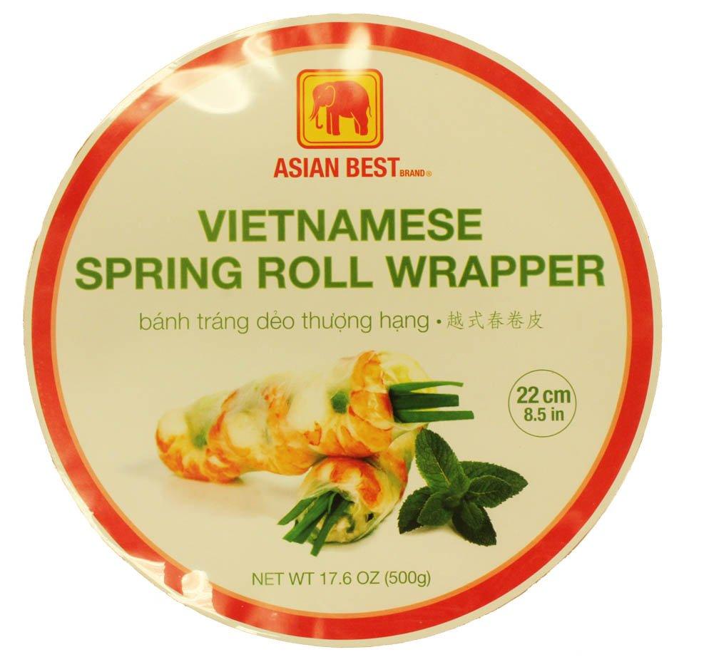 Asian Best Vietnamese Premier Spring Roll Rice Wrapper (3 Packs) - Mighty Depot