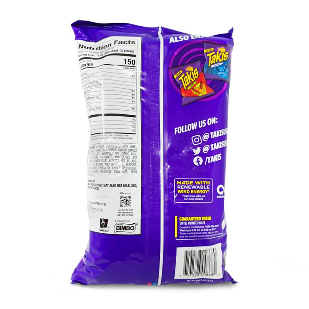 Barcel Takis Fuego Hot Chili Pepper & Lime Tortilla Chips Oz - Mighty Depot