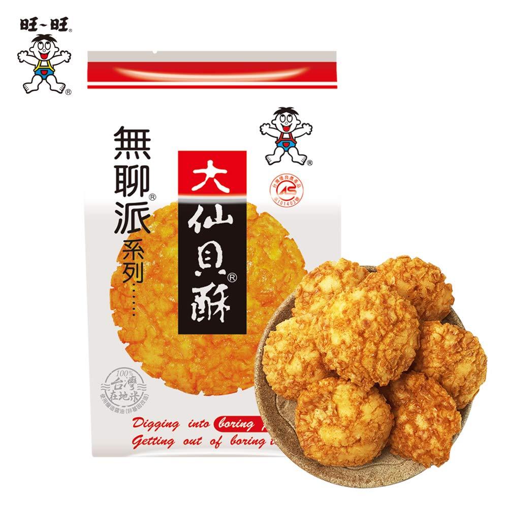 Want Want Fried Rice Crackers Senbei 155g 仙貝 油炸 旺旺 - Mighty Depot