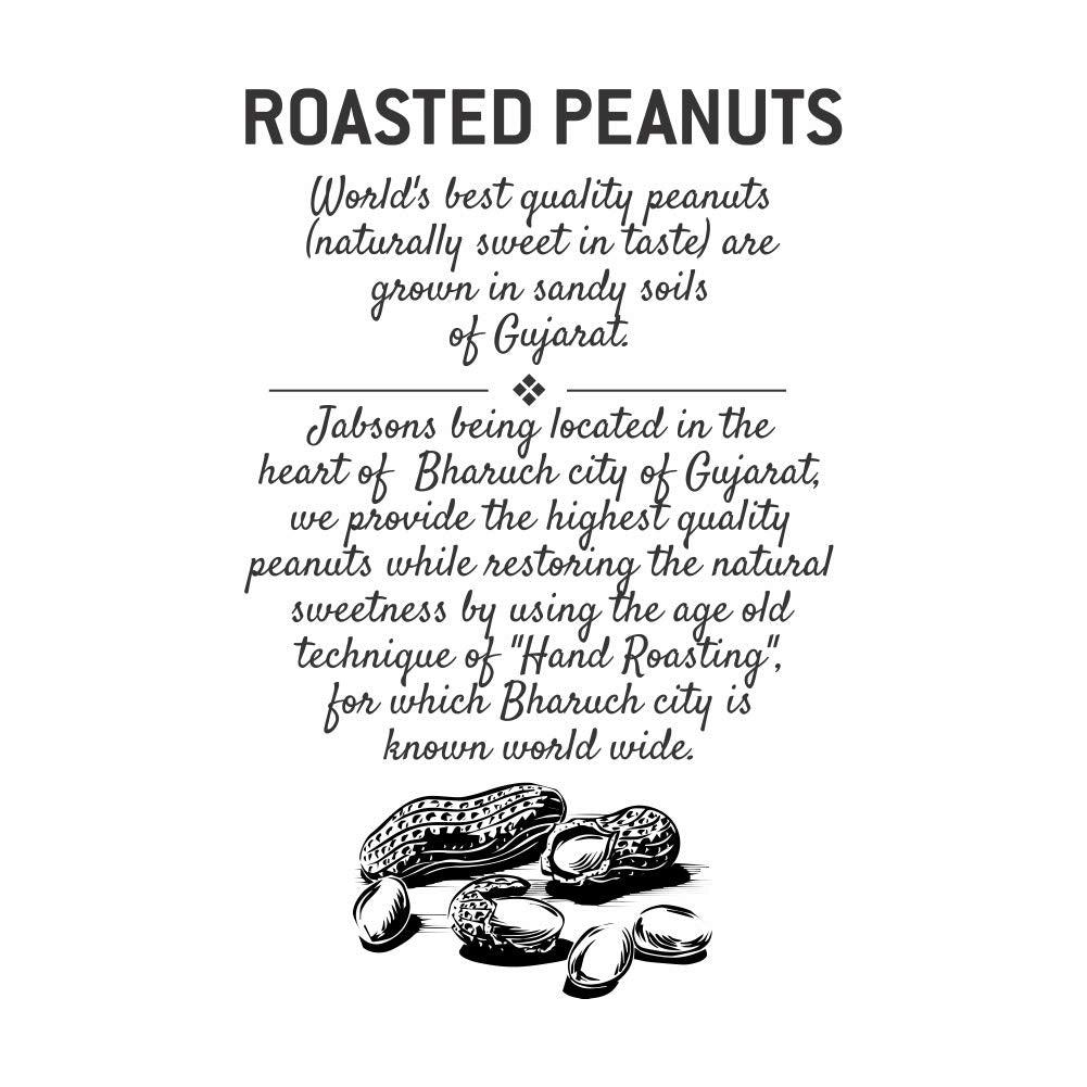 Jabsons Roasted Peanuts, Classic Salted, 160g (Pack of 6) - Mighty Depot