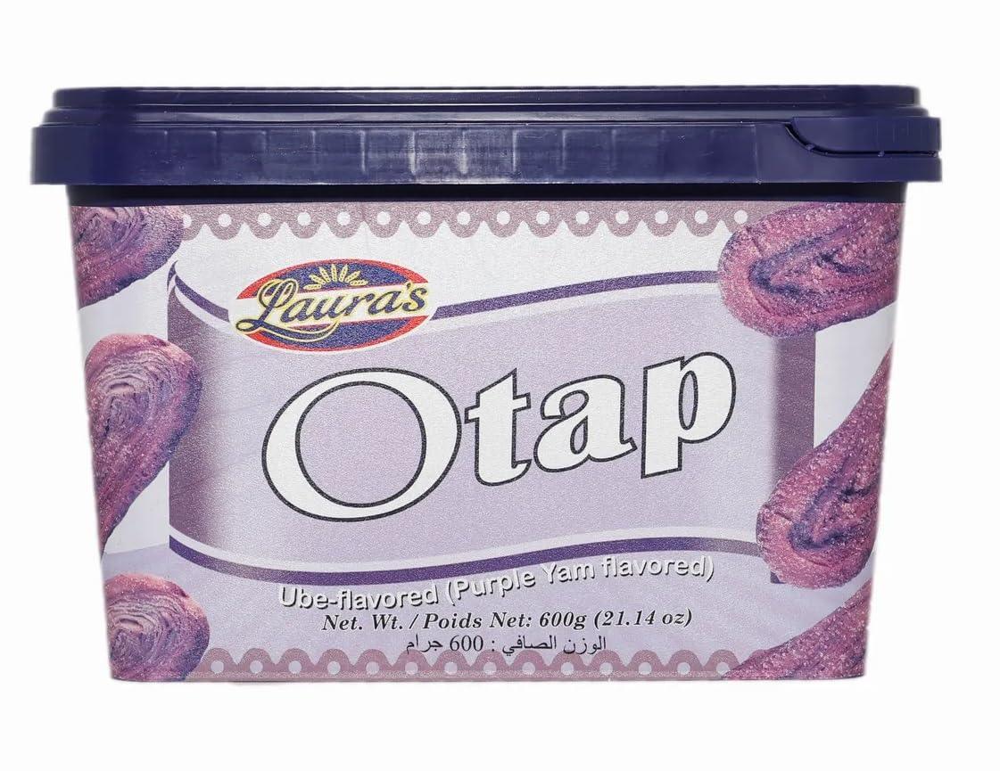 Laura's Otap Biscuits - Ube (Purple Yam) 600g - Mighty Depot