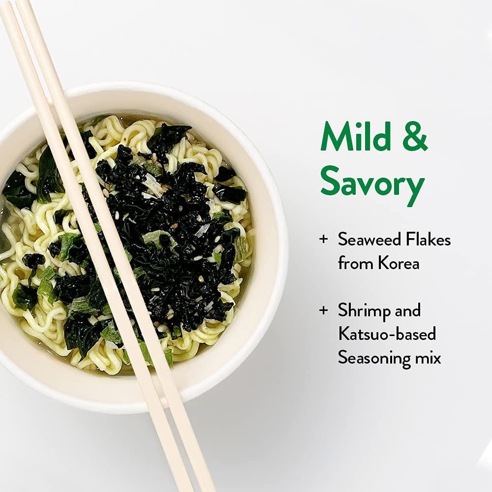 Jongga Korean Seaweed Ramen (Noodles), 65g, 6 Pack - Mighty Depot