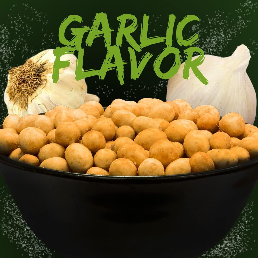 Mayasi Dry Roasted Peanuts, Heart Healthy Snacks for Adults, Japanese Style Peanuts, Great for Movie Night and Parties, Garlic Flavor, 2.82 oz 1 PK - Mighty Depot