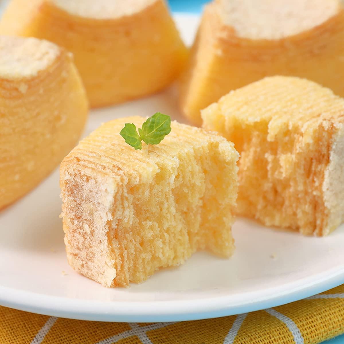 Marukin 2 Packs of Baum Baked Mini Cake - Japanese Germany baumkuchen Swiss sliced roll individual wrapped layer snacks cup cake dagashi cookies - Mighty Depot