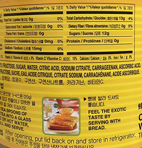 Sura Wang, Surasang Citron Tea with Honey, 20.46 Ounces, 1 Bottle - Mighty Depot