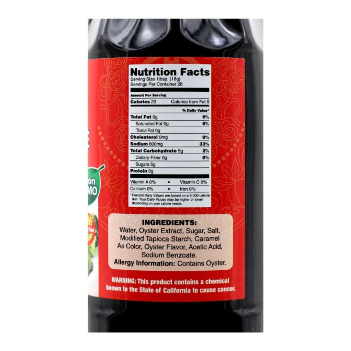 Oyster Sauce, Non GMO Shirakiku, 18 oz Squeeze Bottle with twist cap - Mighty Depot