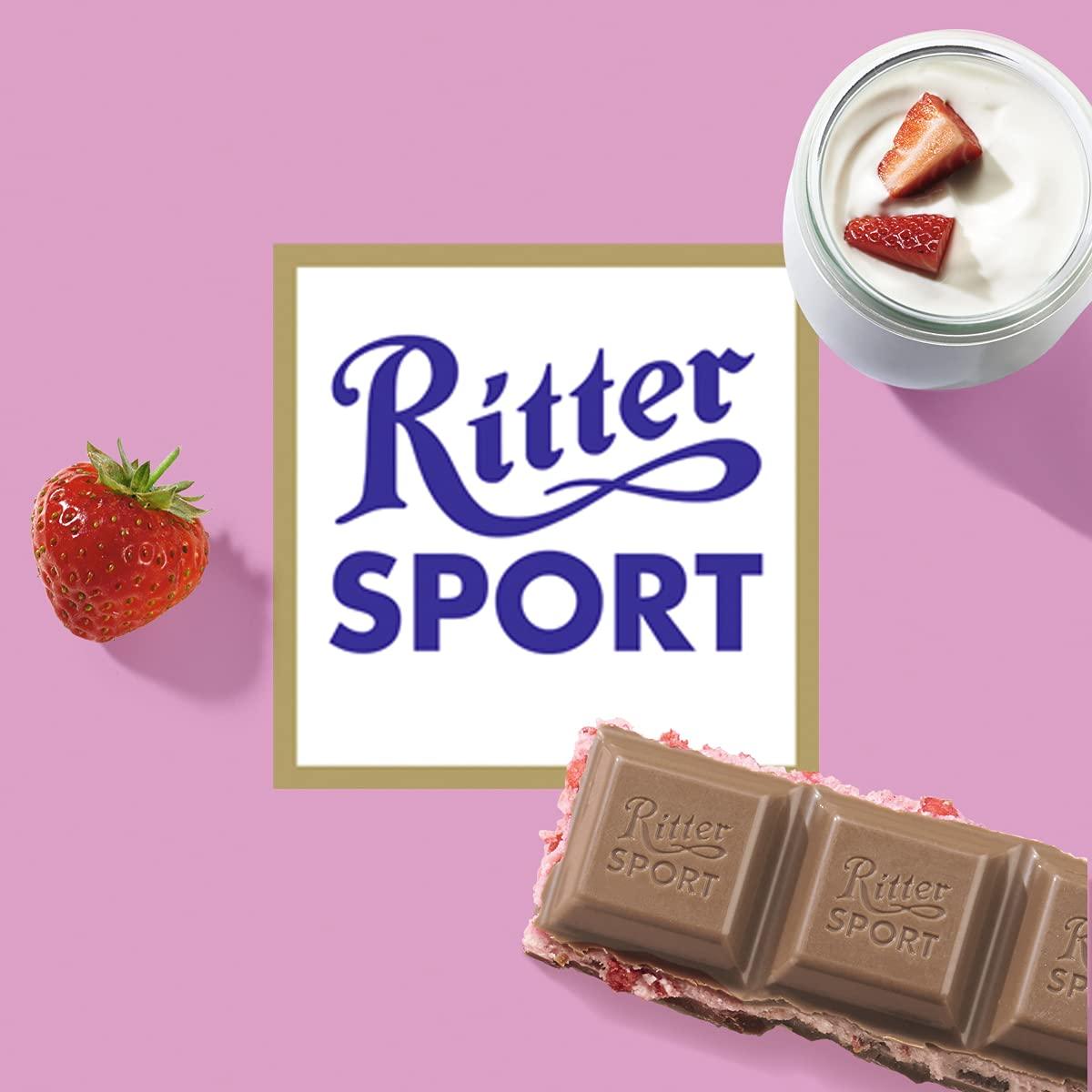 Ritter Sport Strawberry Yogurt 100g (pack of 5) - Mighty Depot