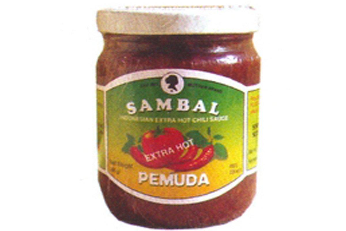 cap ibu sambal pemuda (pemuda chillies paste extra hot) - 9.5oz - Mighty Depot