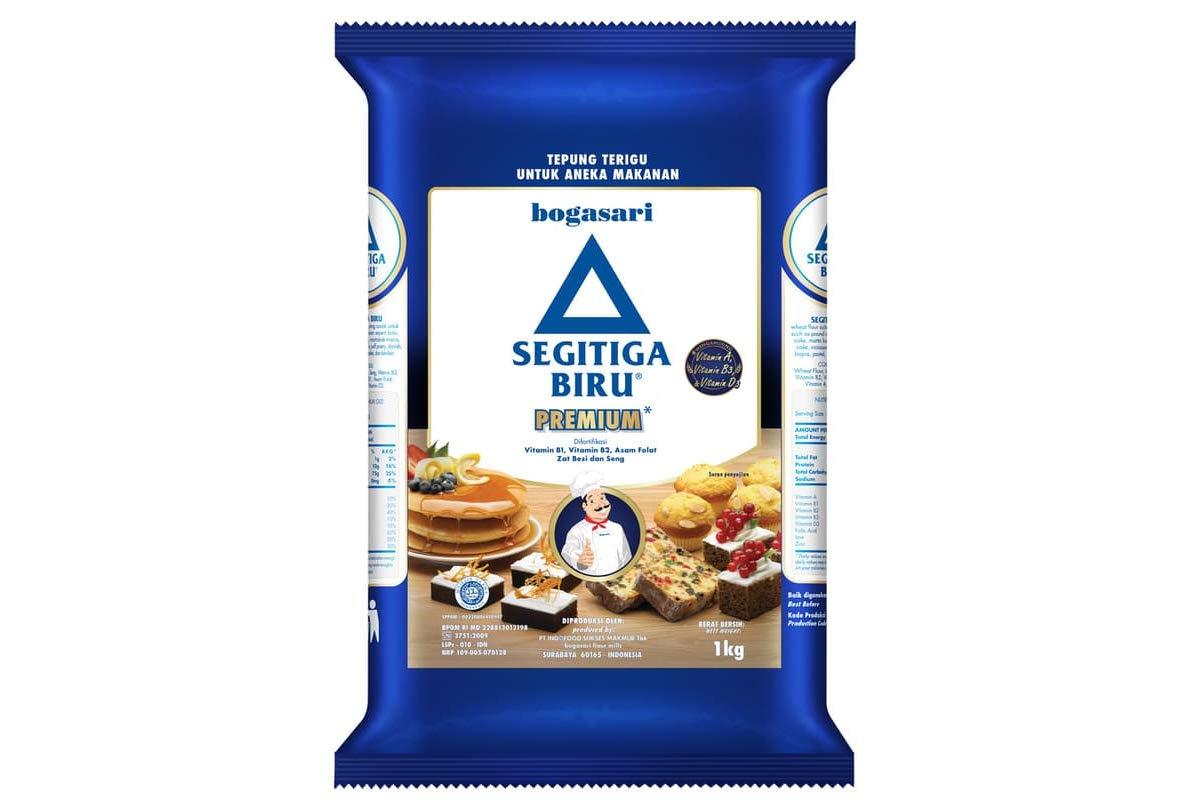 Tepung Terigu Segitiga Biru (Wheat flour) - 35.27oz | 1 Count - Mighty Depot