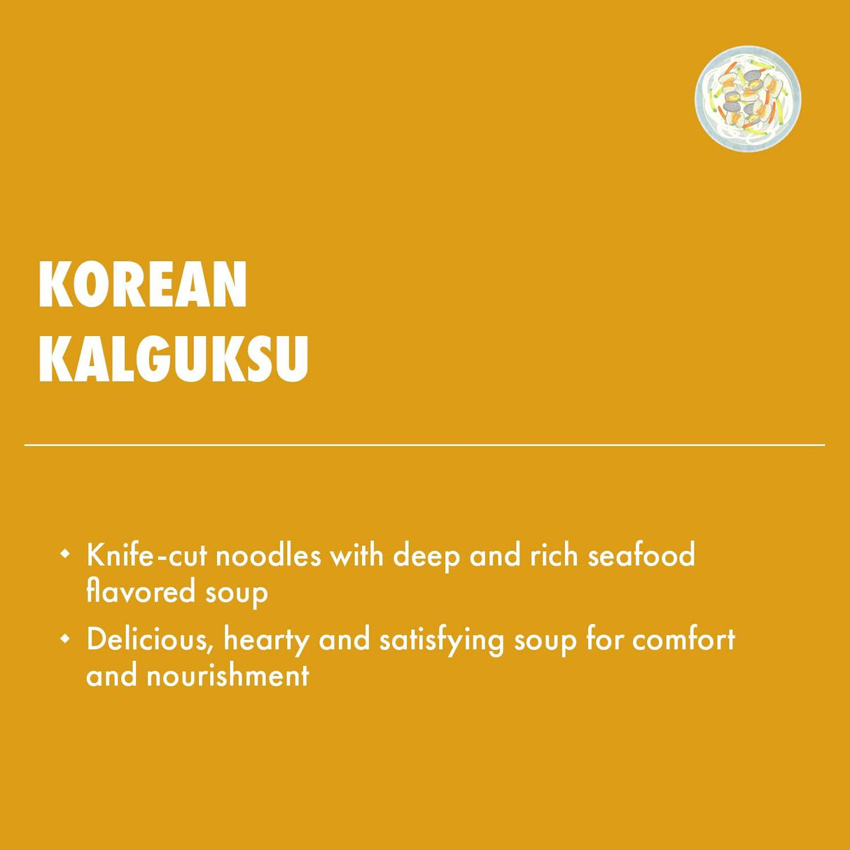 Surasang Kalguksu Korean Knife Cut Noodle - Mighty Depot