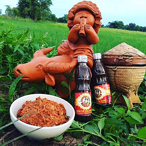 Pla Ra Nang Fa 3-Pack Papaya Salad Dressing Somtum Sauce Thai Asian Thai Lao Pla Dak น้ำปลาร้า นางฟ้า Ship from USA - Mighty Depot