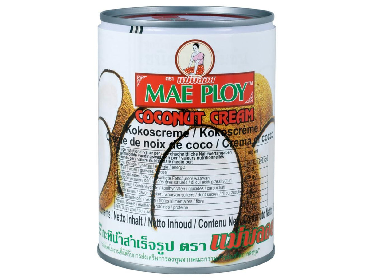 Mae Ploy Coconut Cream - Asian Cuisine Most Popular Cream (1 Can) - Mighty Depot