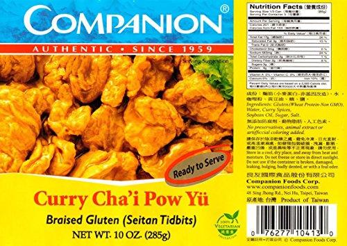 Companion - Curry Braised Gluten Seitan Tidbits, 10 oz. Can (Pack of 6) - Mighty Depot