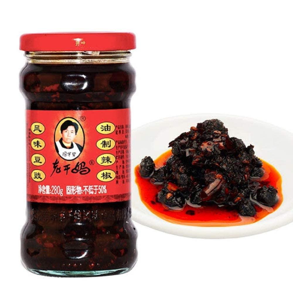 Lao Gan Ma Black Bean Chilli Sauce, 280g - Mighty Depot
