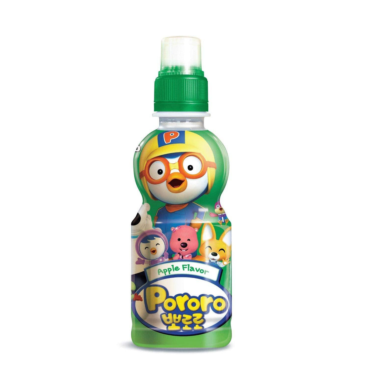 Paldo Fun & Yum Pororo Kids Flavor Drink, Pack of 8, Fruit Juice Drinks with Comfortable Push-Pull Sports Cap, Perfect Drink for Children 7.95 fl oz. x 8 - Mighty Depot