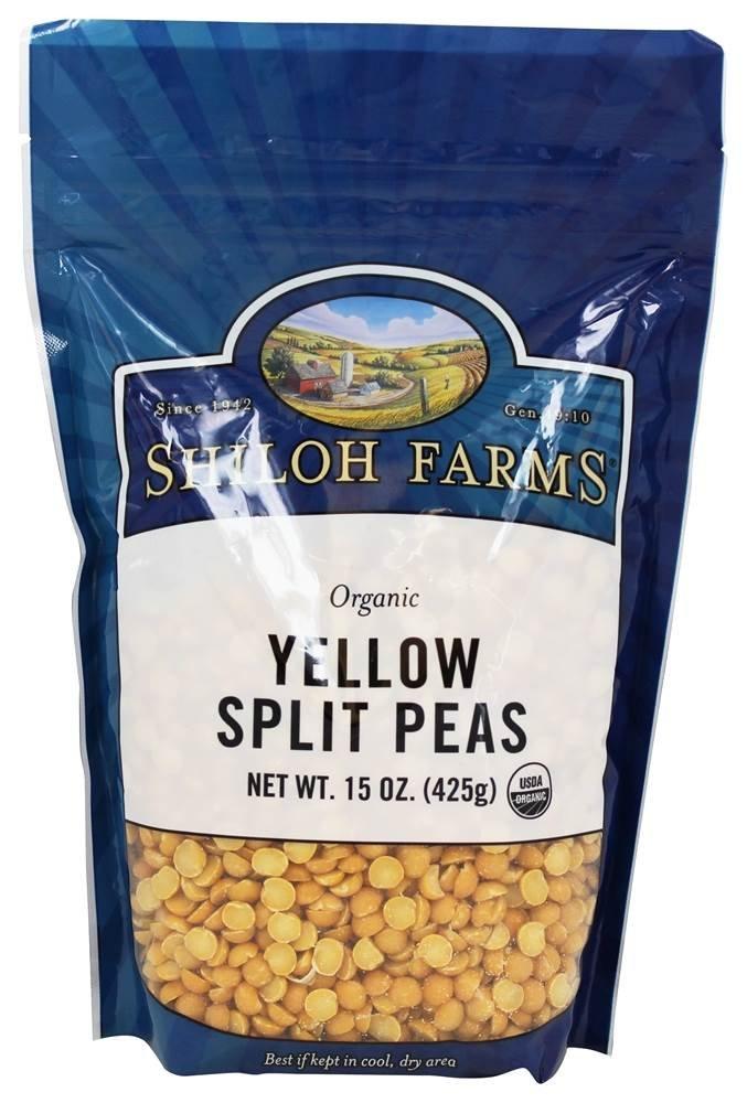 Organic Yellow Split Peas - 6 x 15 Oz - Mighty Depot