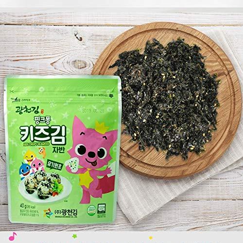 Pinkfong Kids Organic Crispy Seaweed 1 Box, 10 individual pack - Mighty Depot