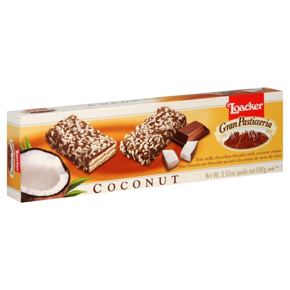 LOACKER Gp Coconut Biscuit, 3.53 GR - Mighty Depot