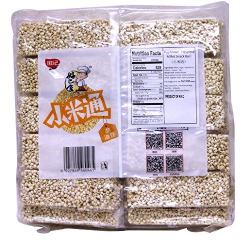 Huiji Roasted Millet Snack Bar 400g - Mighty Depot