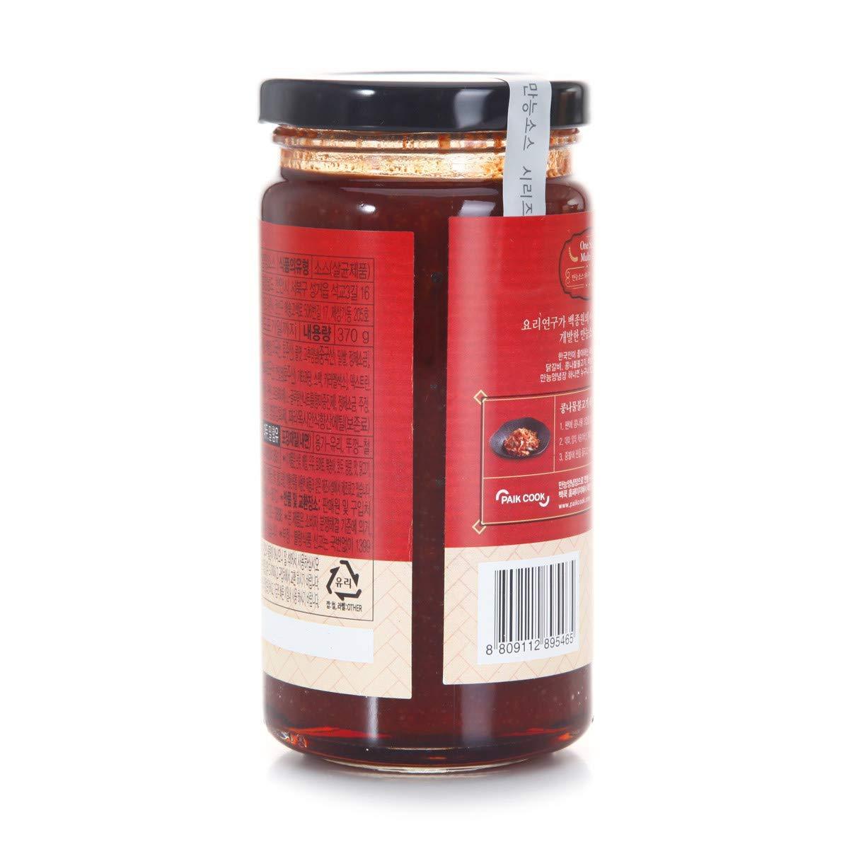 Baek Jong Won All Purpose Korean Spicy Seasoning Sauce Chili Paste Yangnyeomjang - Mighty Depot