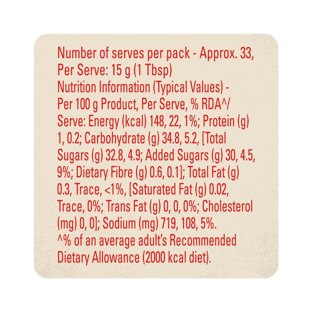 Kissan Twist Chili Tomato Bottle, 500g - Mighty Depot