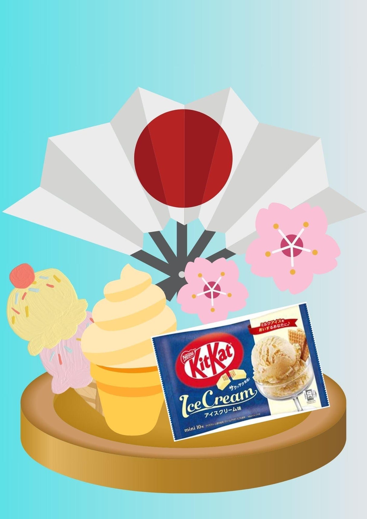 Japanese Kit Kat Variety 5 Pack | Matcha, Sweet Potato, Chestnut, Black Chocolate, Ice Cream | 5 Full Bags | Prefect Gift | Ships fast from USA - Mighty Depot