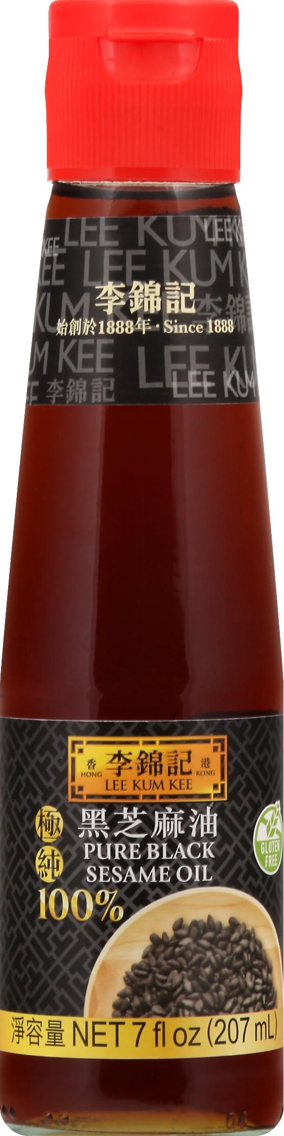 Lee Kum Kee, Pure Black Sesame Oil, 7.3 oz - Mighty Depot