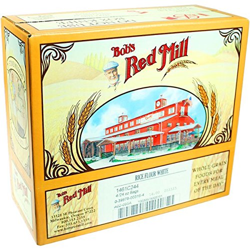 Bob's Red Mill Gluten Free White Rice Flour, 24 Oz (4 Pack) - Mighty Depot